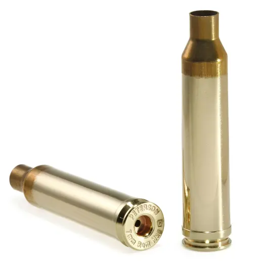 Nábojnice Peterson Match-Grade ráže 7mm Remington Magnum se žíhaným krčkem (50 ks). Vyrobené v USA s důrazem na přesnost, minimální výrobní odchylky a dlouhou životnost.